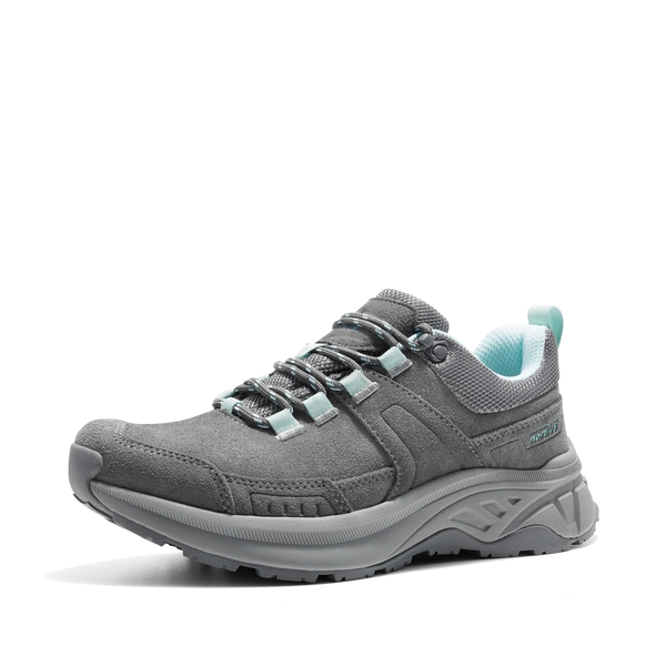Women's Water-Resistant Lightweight Hiking Shoes - DARK GREY -  0